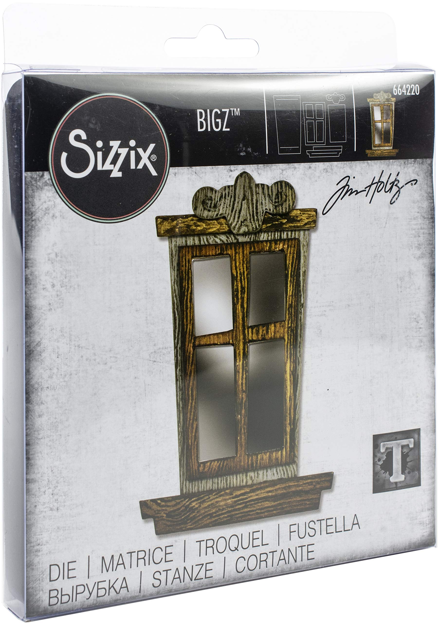 Amazon.com: Sizzix Window Frame by Tim Holtz Dies, us:one size